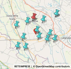 Mappa Via Volta, 37056 Concamarise VR, Italia (6.98533)