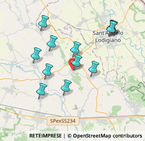 Mappa Via Genzone, 27010 Gerenzago PV, Italia (3.61417)