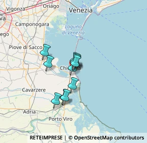 Mappa Via Cassiopea, 30015 Chioggia VE, Italia (8.01636)
