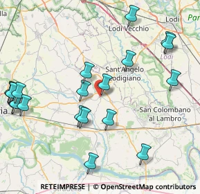 Mappa Via Roma, 27010 Gerenzago PV, Italia (9.869)