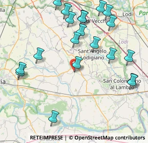 Mappa Via Roma, 27010 Gerenzago PV, Italia (9.7265)