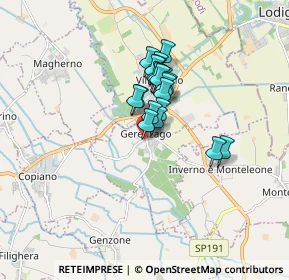 Mappa Via Roma, 27010 Gerenzago PV, Italia (1.1155)