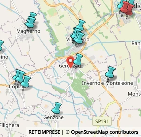 Mappa Via Roma, 27010 Gerenzago PV, Italia (2.6975)