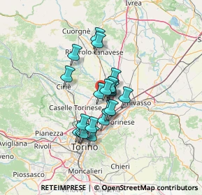 Mappa Cascina Dente, 10088 Volpiano TO, Italia (9.606)
