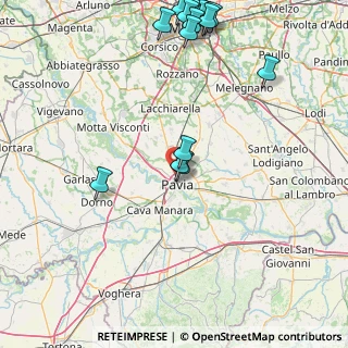 Mappa Tangenziale Ovest di Pavia, 27100 Pavia PV, Italia (21.37133)