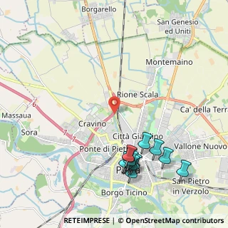 Mappa Tangenziale Ovest di Pavia, 27100 Pavia PV, Italia (2.42917)