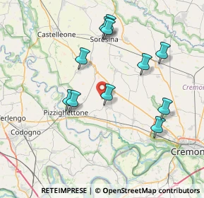 Mappa Grumello Cremonese Ed Uniti, 26023 Grumello Cremonese ed Uniti CR, Italia (7.44909)
