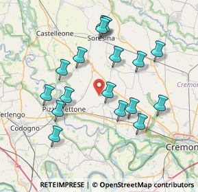 Mappa Grumello Cremonese Ed Uniti, 26023 Grumello Cremonese ed Uniti CR, Italia (7.41235)