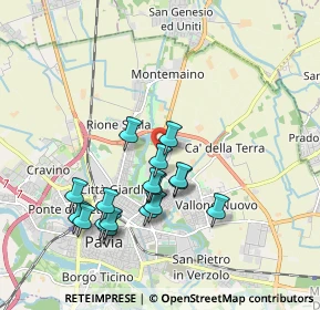 Mappa Sp Vigentina Ang, 27100 Pavia PV, Italia (1.76765)