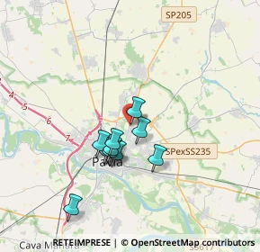 Mappa Sp Vigentina Ang, 27100 Pavia PV, Italia (2.72364)