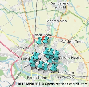 Mappa Via Moggi Aldo, 27100 Pavia PV, Italia (1.9105)