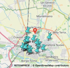 Mappa Via Moggi Aldo, 27100 Pavia PV, Italia (1.904)