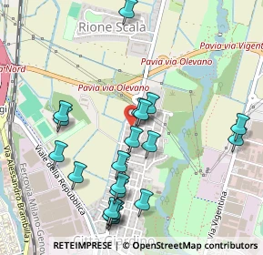 Mappa Via Moggi Aldo, 27100 Pavia PV, Italia (0.5325)