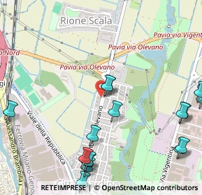 Mappa Via Moggi Aldo, 27100 Pavia PV, Italia (0.7485)