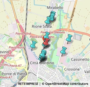 Mappa Via Moggi Aldo, 27100 Pavia PV, Italia (0.681)