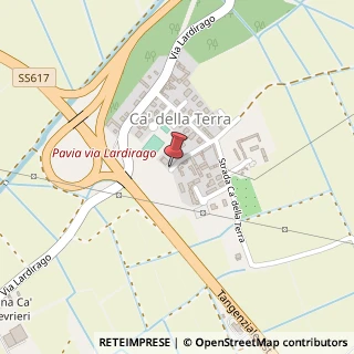 Mappa Via Cà della Terra, 33, 27100 Pavia, Pavia (Lombardia)