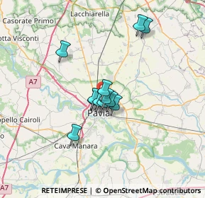 Mappa Via Amoretti, 27100 Pavia PV, Italia (4.65083)