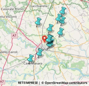 Mappa Via Amoretti, 27100 Pavia PV, Italia (5.08154)