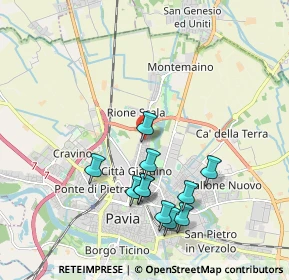 Mappa Via Giovanni e Bruno Alt, 27100 Pavia PV, Italia (1.88909)