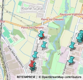 Mappa Via Amoretti, 27100 Pavia PV, Italia (0.7135)