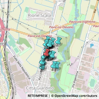 Mappa Via Giovanni e Bruno Alt, 27100 Pavia PV, Italia (0.2069)