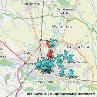 Mappa Via Case Nuove Dè Canonici, 27100 Pavia PV, Italia (1.924)