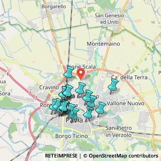 Mappa Via Case Nuove Dè Canonici, 27100 Pavia PV, Italia (1.8545)