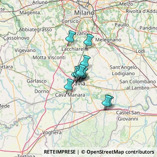 Mappa Via Case Nuove Dè Canonici, 27100 Pavia PV, Italia (6.515)