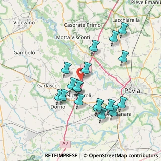 Mappa Via Padre Giacinto Burroni, 27020 Zerbolò PV, Italia (7.21667)