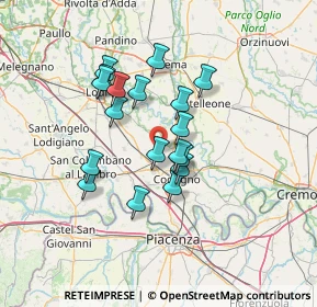 Mappa Via Gulf Italiana, 26827 Terranova dei Passerini LO, Italia (11.10611)