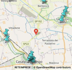 Mappa Via Gulf Italiana, 26827 Terranova dei Passerini LO, Italia (3.286)