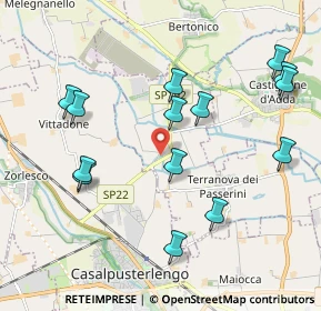 Mappa Via Gulf Italiana, 26827 Terranova dei Passerini LO, Italia (2.165)