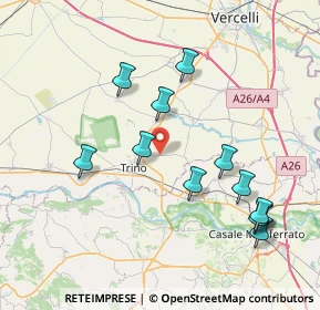 Mappa Via Italia, 13039 Robella VC, Italia (8.13833)