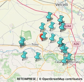 Mappa Via Italia, 13039 Robella VC, Italia (7.4535)