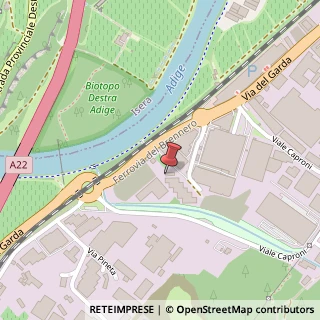 Mappa Via del Garda, 48, 38068 Rovereto, Trento (Trentino-Alto Adige)