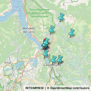 Mappa Via dei Partigiani, 23900 Lecco LC, Italia (4.89)