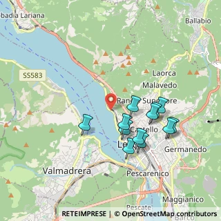 Mappa Lungolario Piave, 23900 Lecco LC, Italia (1.6875)