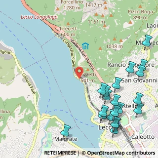 Mappa Lungolario Piave, 23900 Lecco LC, Italia (1.4425)