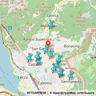 Mappa Via Salvo D'Acquisto, 23900 Lecco LC, Italia (1.0025)