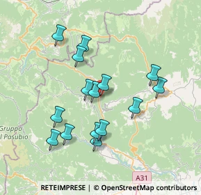 Mappa Via Cerati, 36040 Valdastico VI, Italia (6.74333)