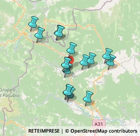 Mappa Via Cerati, 36040 Valdastico VI, Italia (5.99438)