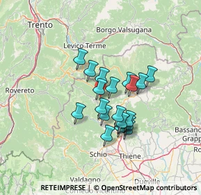 Mappa Via Cerati, 36040 Valdastico VI, Italia (9.976)