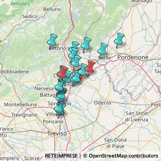 Mappa Via del Lavoro, 31020 San Vendemiano TV, Italia (10.5075)
