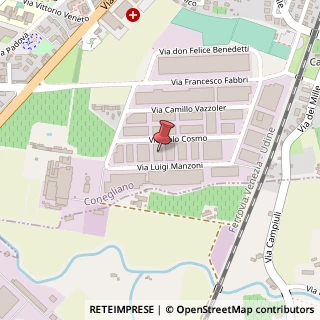 Mappa Via Cosmo, 10, 31015 Conegliano, Treviso (Veneto)