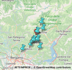 Mappa Via Mons. Davide Re, 24028 Ponte Nossa BG, Italia (8.24917)