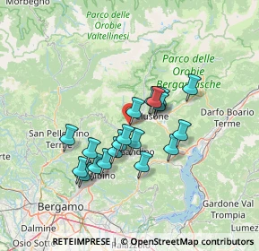 Mappa Via Mons. Davide Re, 24028 Ponte Nossa BG, Italia (10.98)