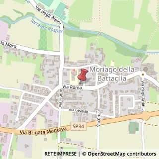 Mappa Via Roma, 60, 31010 Moriago della Battaglia, Treviso (Veneto)