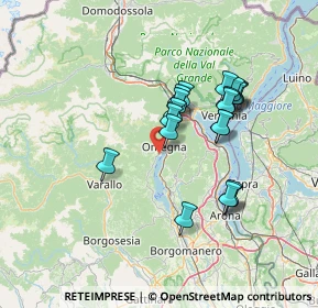 Mappa Via Erbera, 28887 Omegna VB, Italia (12.009)