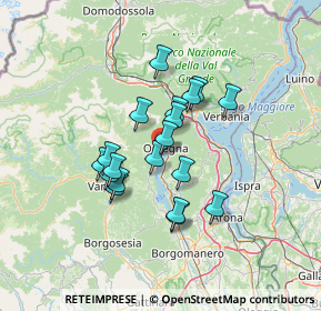 Mappa Via Erbera, 28887 Omegna VB, Italia (10.41158)