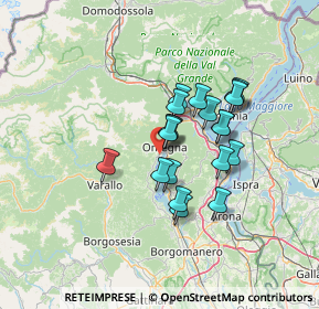 Mappa Via Erbera, 28887 Omegna VB, Italia (10.1905)